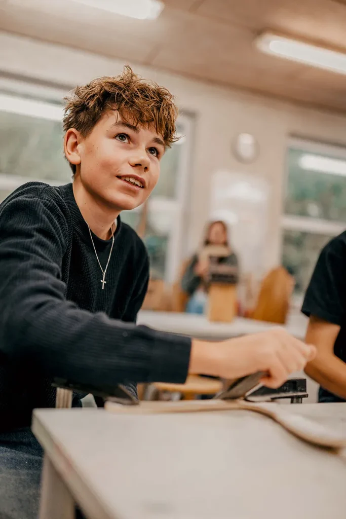 Elev p&aring; Tange Kristne Friskole