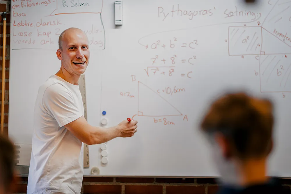 Matematik p&aring; Tange Kristne Friskole